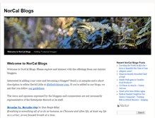 Tablet Screenshot of norcalblogs.com
